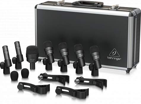 Behringer BC1200 комплект из 7 микрофонов для ударной установки в транспортировочном кейсе