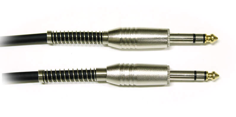 HardCord Микрофонный кабель Jack 6.3 stereo - Jack 6.3 stereo длина 1м.