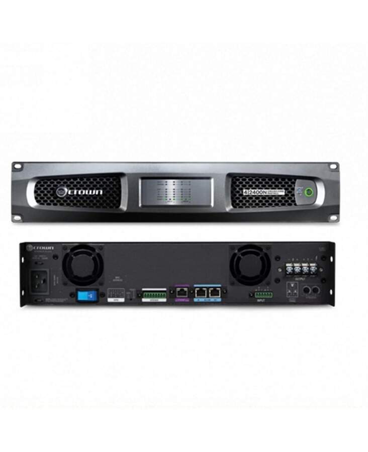 CROWN DCI4|2400N усилитель 4-канальный с DSP и BLU Link. Мощность (на канал): 2100Вт•2Ω, 2400Вт•4Ω,