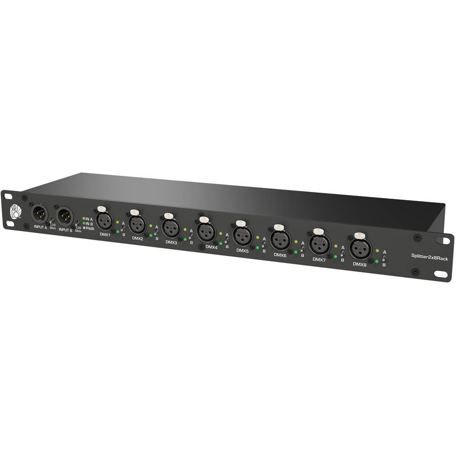 DMX Сплиттер ЯRILO Rack2x8