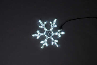 LED-XM(FR)-2D-CK005-W-18 Мотив Снежинка белый