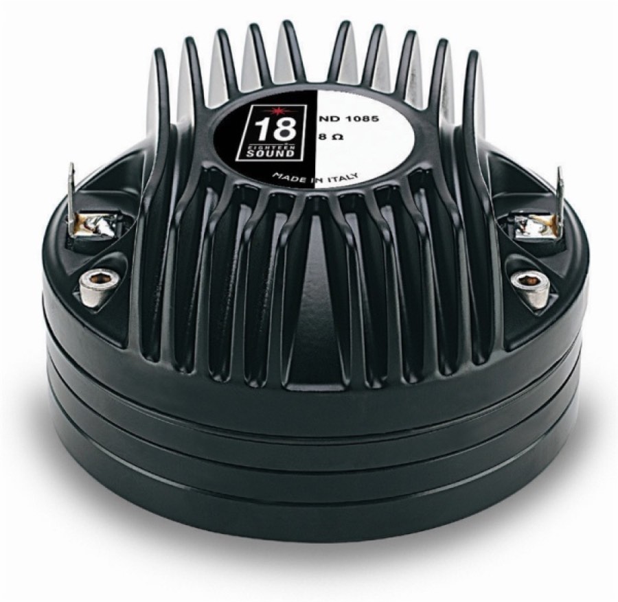 EIGHTEEN SOUND ND1085 - драйвер, неодим, 8 Ом AES, 80 Вт, 109 дБ, 1600...20000 Гц, выход 1"