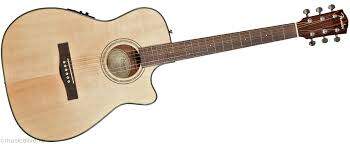 FENDER CF-140SCE FOLR NATURAL FISHMAN PRESYS PREAMP W/TUNER электроакустическая гитара, цв натуральн
