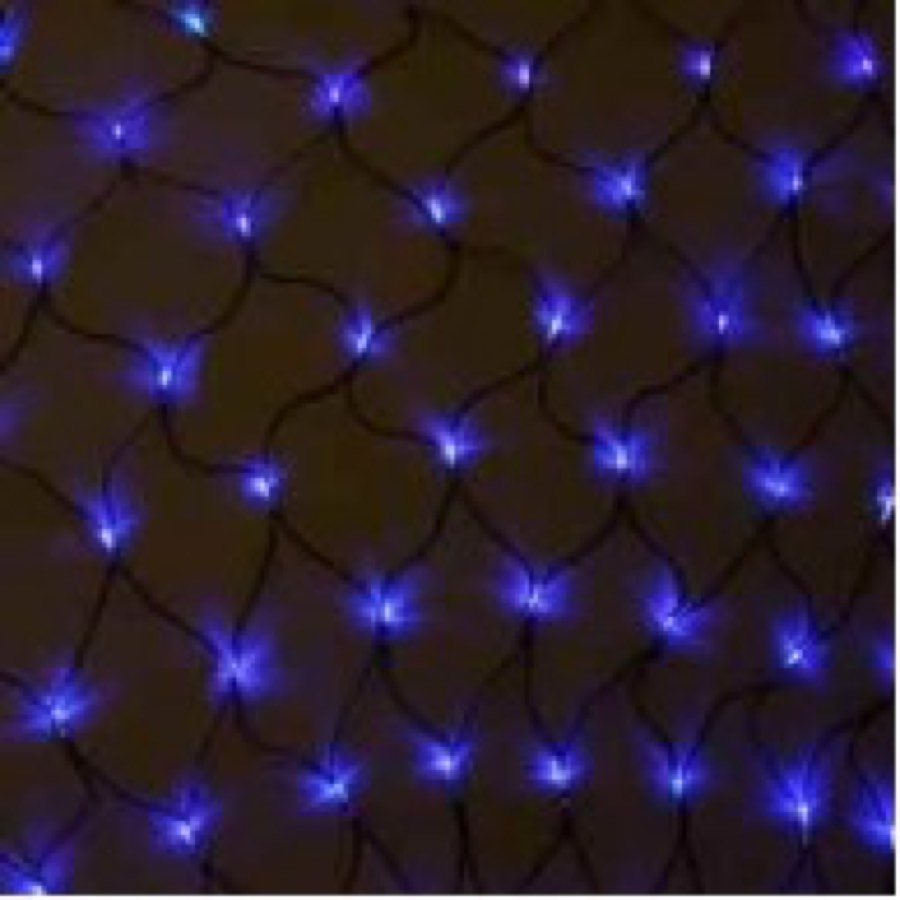 Flesineon LED-XG-288-2*2M-230V-S Светодиодная Сеть Синяя/чёрный провод 2x2м