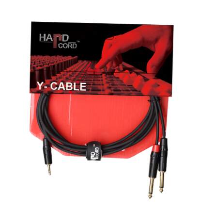 HardCord AJS-30 аудио кабель mini джек стерео-2 jack mono 3m
