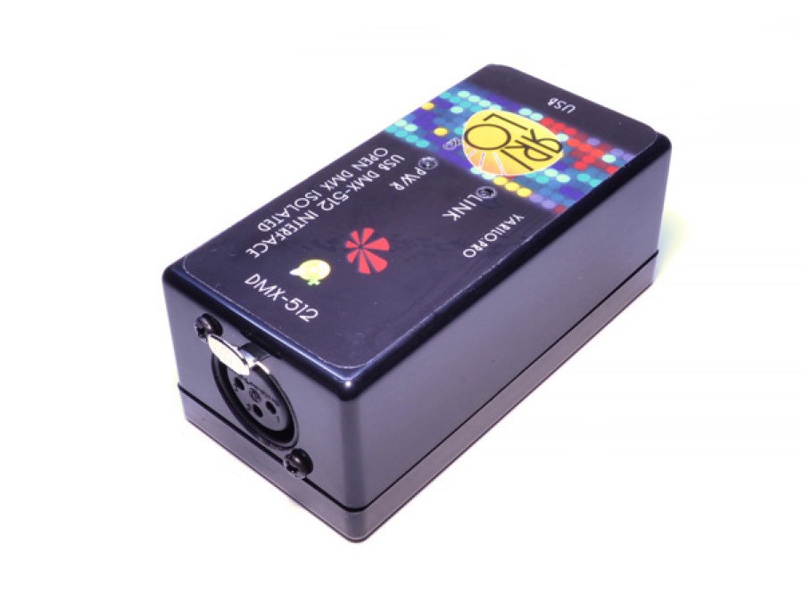 USB DMX-512 Контроллер ЯRILO Open DMX