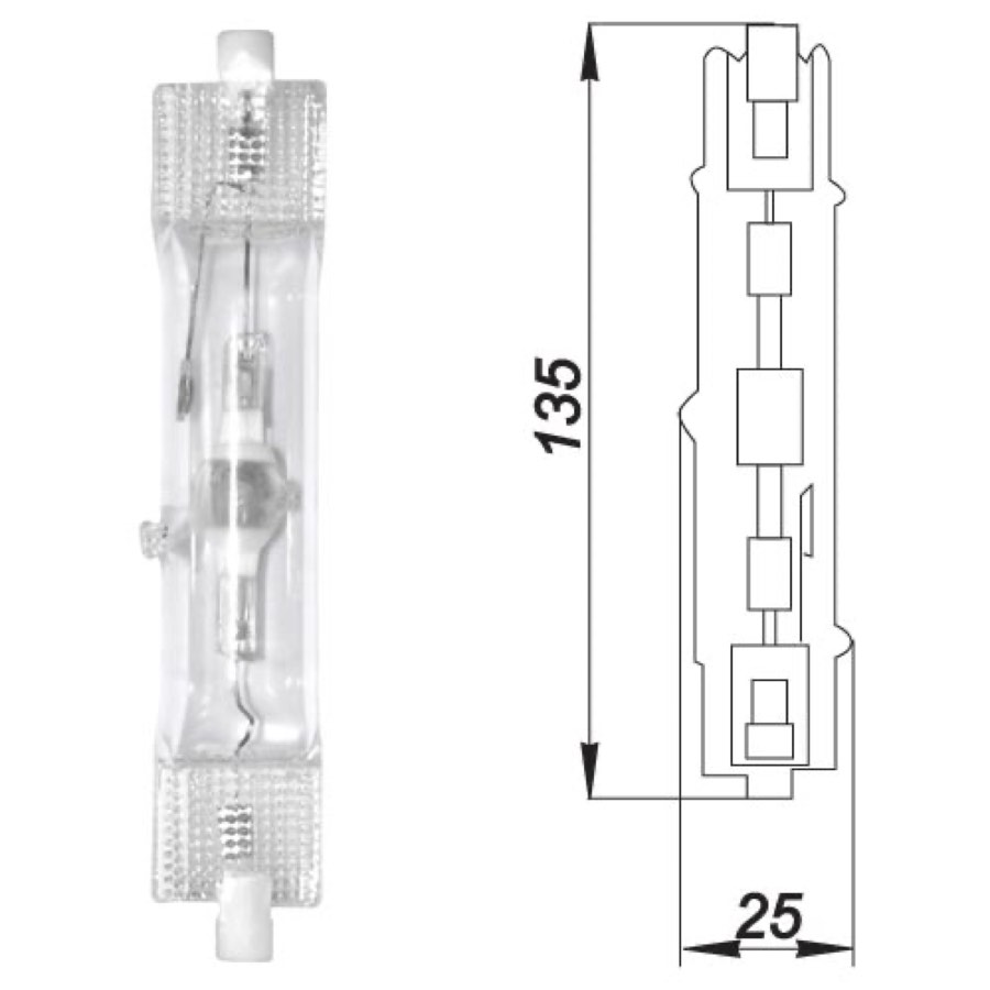 Лампа Fullwat MHB/D END 150W (GREEN)