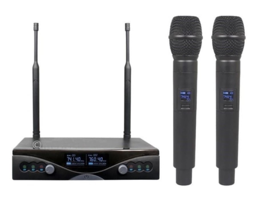 Radiowave UHM-802 радиосистема с 2 ручными микрофонами с выборной частотой