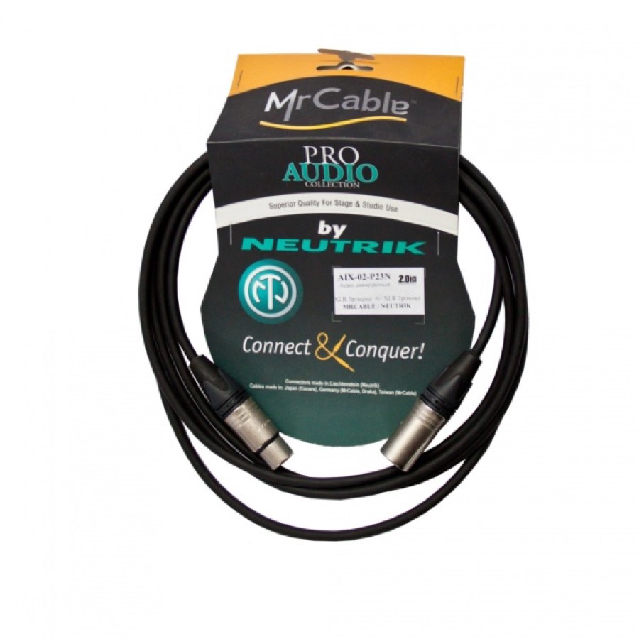 AIX-03-SCM (COLOR) кабель соединительный, аудио, XLR (мама)=XLR (папа) 3,0 м