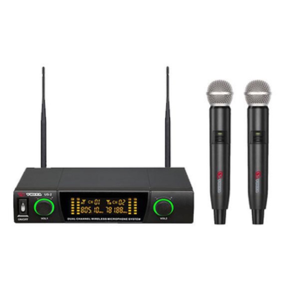 VOLTA US-2 радиосистема UHF (470-638, 710-726 МГц) 2 ручных микрофона