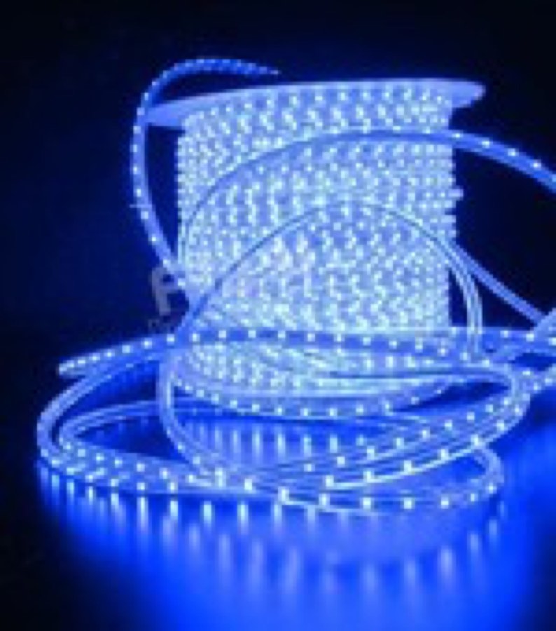 Flesineon LT-2W-3528-60L-100M-240V-B Двухпроводный светодиодный тейп лайт синий