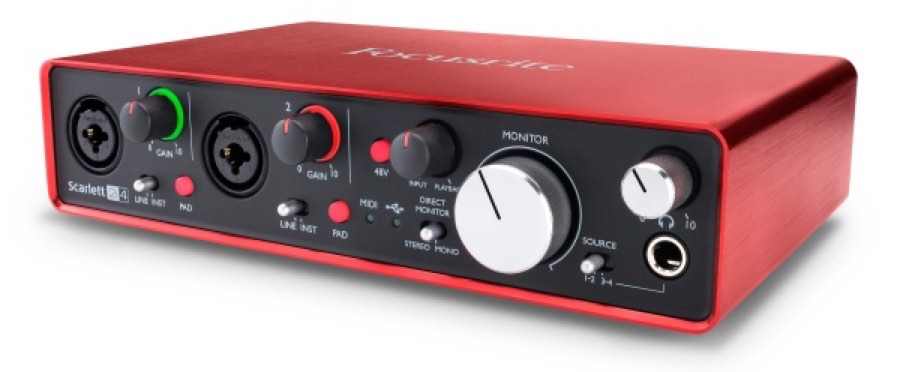 FOCUSRITE SCARLETT 2I4 2ND GEN