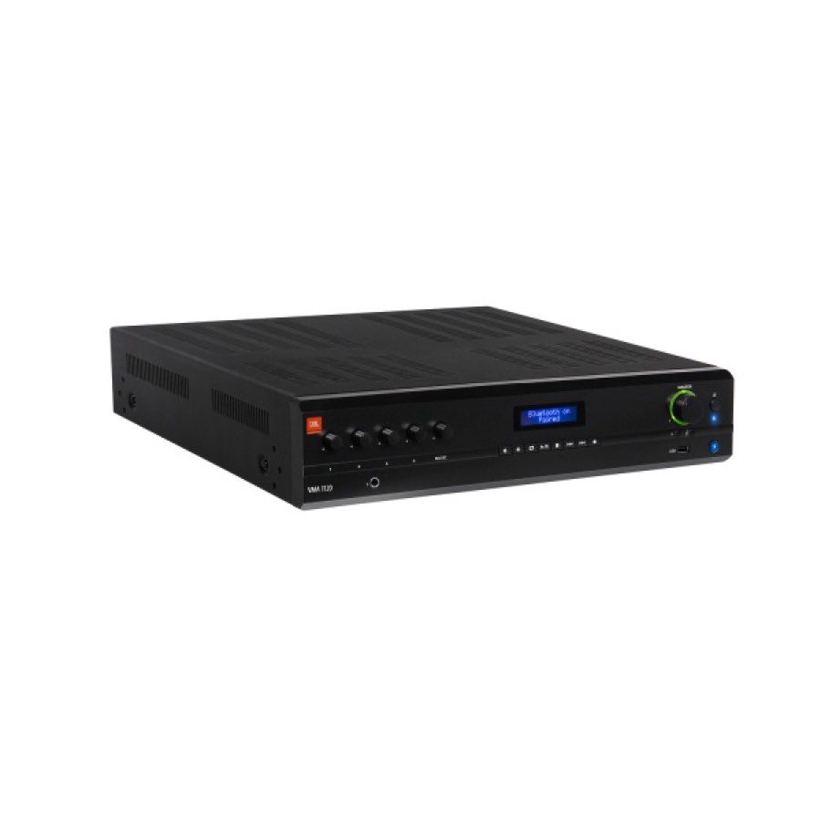 JBL VMA1120 - микшер-усилитель 5 входов / 1 выход 120Вт/4-8Ом/70-100В, Bluetooth и USB-плеер