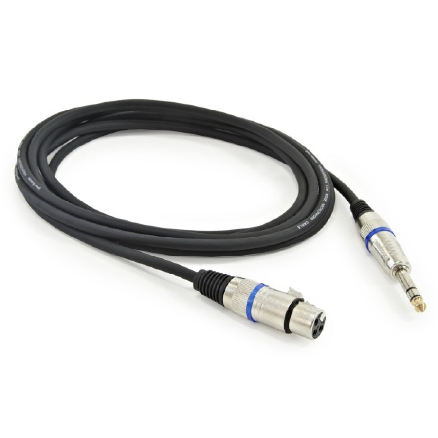 AIJSXM-03-SCM (COLOR) Jack 1/4 stereo=XLR (папа) 3,0 м идеальный для использования на сцене