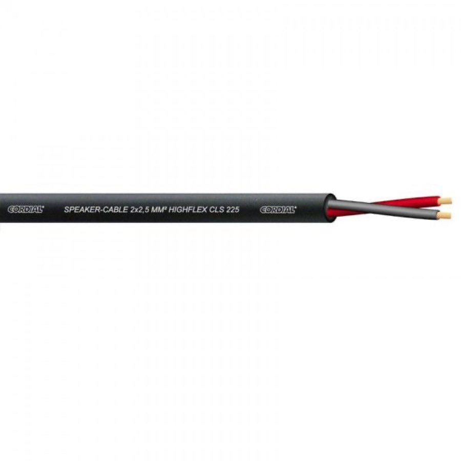 Cordial CLS 225-651 акустический кабель 2x2,5 мм2, 7,8 мм