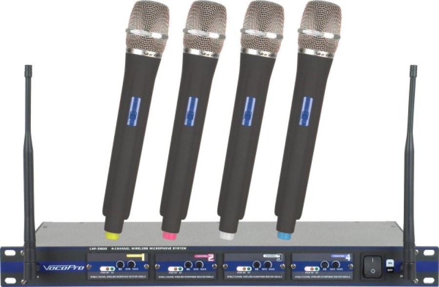 VOCOPRO UHF-5800 (III) радиосистема 4 микрофона