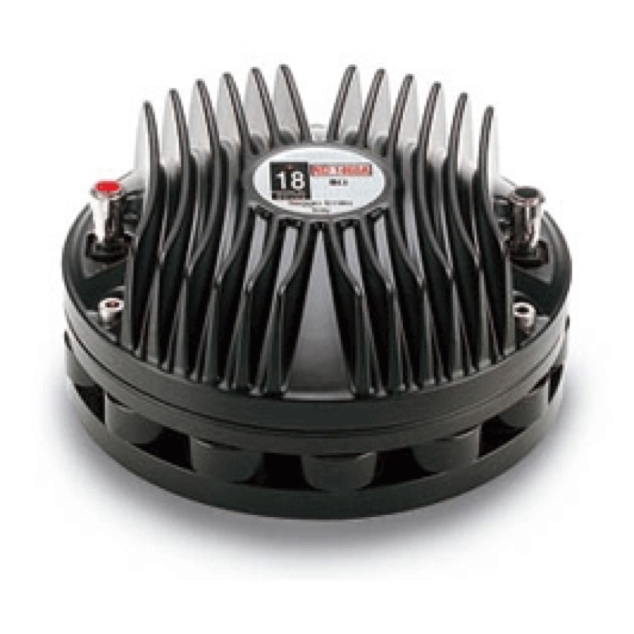 EIGHTEEN SOUND ND1460A - драйвер, неодим, 8 Ом, 80 Вт AES, 110 дБ, 500...20000Гц, выход 1,4"