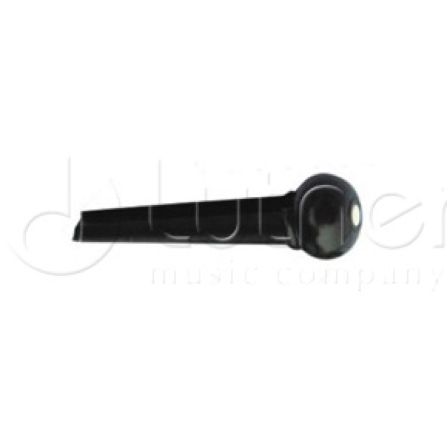A021BK/2PVC Фиксатор струн черный с белой точкой 2мм. PVC. (минимальная упаковка 10шт.) Alice