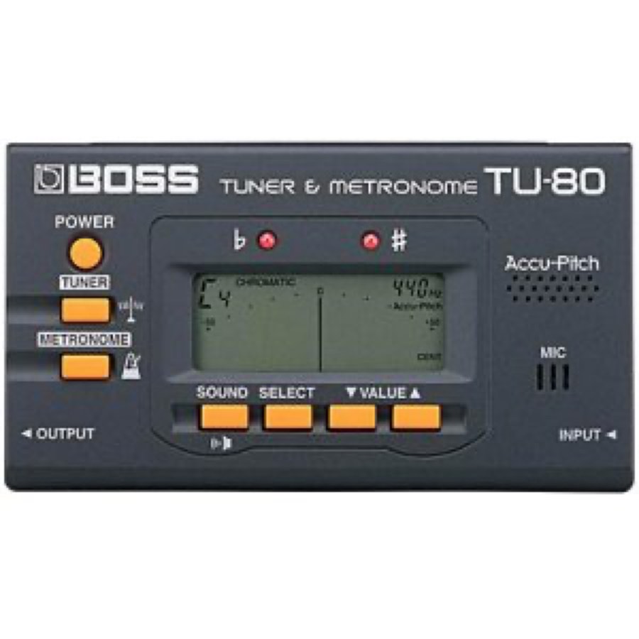 BOSS TU80 тюнер & метроном
