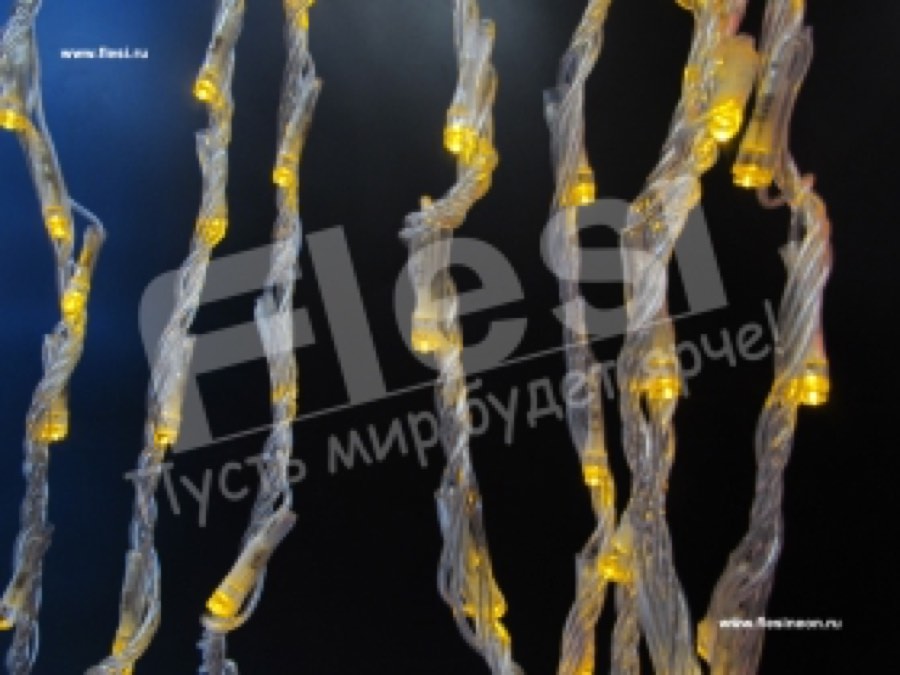 LED-XP-1344-230V Yellow - "Умный" дождь Жёлтый/прозрачый провод