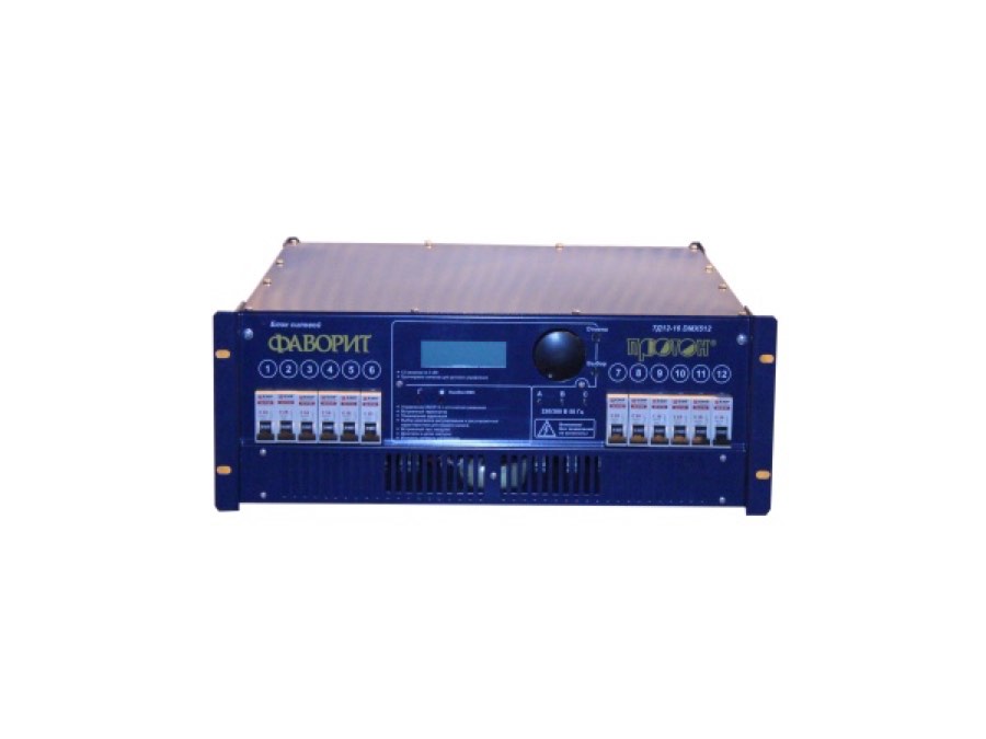 Диммер (силовой блок) «Фаворит» 7Д 12-16 DMX 512