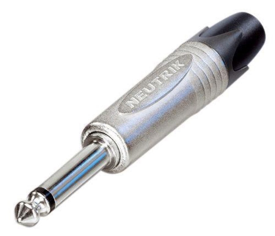 Neutrik NP2X Разъем phone jack 6.3 мм male, моно, толщина 14,5 мм