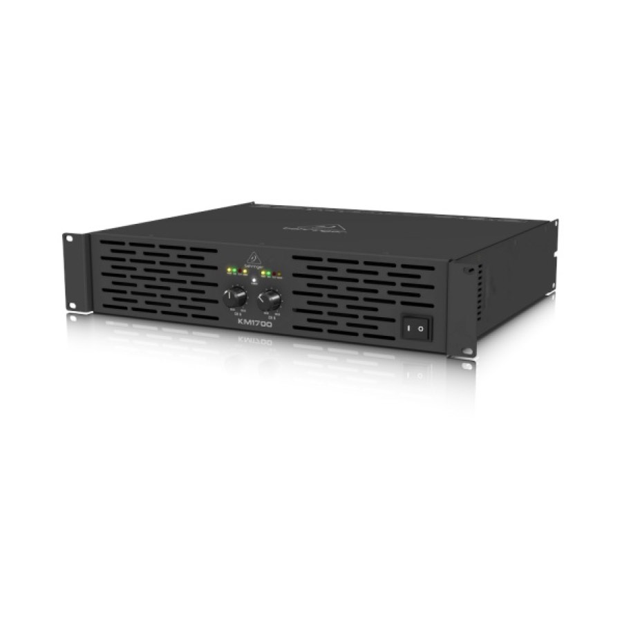 Behringer KM1700 - усилитель мощности, 2х500 Вт/8 Ом, 2х800 Вт/4 Ом, 1700 Вт/8 Ом (мост)