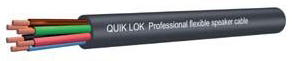 QUIK LOK CA804 спикерный кабель 4 проводника, площадь сечения - AWG-13/2,5 mm2, колличество и толщин