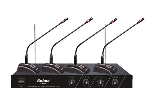 Enbao K804 Беспроводная конференц система на 4 микрофона