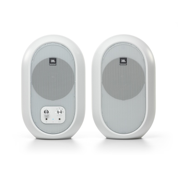 JBL 104SET-BTW - компактные референсные активные мониторы с Bluetooth, цвет белый