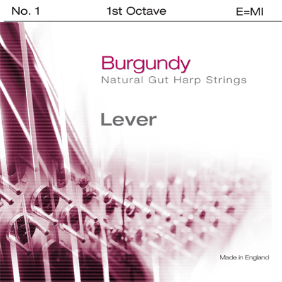 Комплект струн 1-й октавы для арфы Bow Brand Lever Burgundy