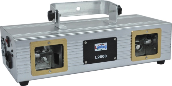 LANLING L2000 Двухлучевой RGY лазер. Два независимых излучателяДва красных цвета по 100mW