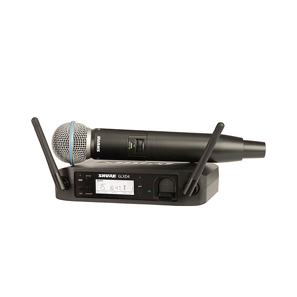SHURE GLXD24E/B58 Z2 2.4GHz - цифровая вокальная радиосистема с ручным передатчиком BETA58