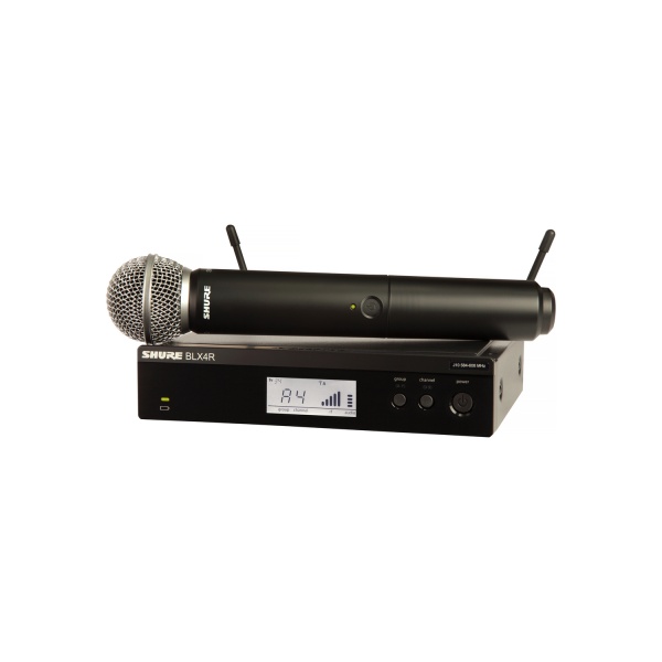 SHURE BLX24RE/SM58 M17 662-686 MHz - вокальная радиосистема с ручным передатчиком SM58