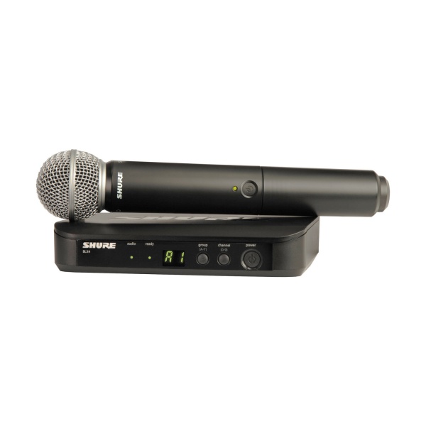 SHURE BLX24E/PG58 M17 662-686 MHz - вокальная радиосистема с капсюлем динамического микрофона PG58