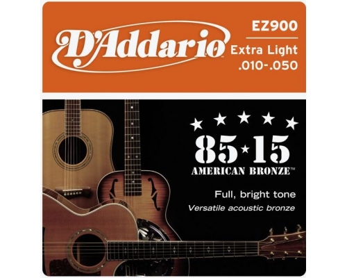 D'Addario EZ-900 струны для акст.гитары,бронза 10-50 