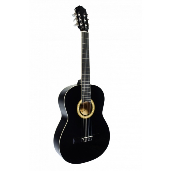 VESTON C-45A BK (с анкером) классическая гитара 4/4 цвет черный