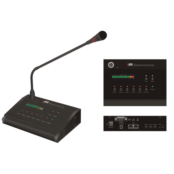LPA-M1 Настольная микрофонная станция с селектором зон для LPA-LX480