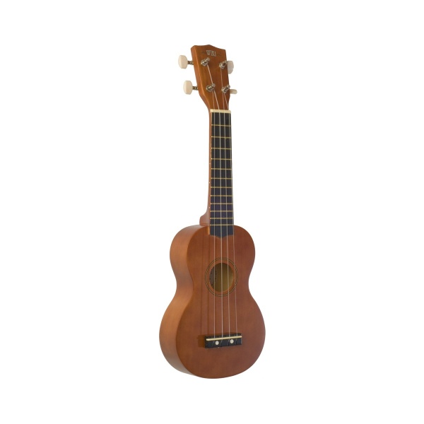 WIKI UK10G OR - гитара укулеле сопрано,клен, цвет оранжевый глянец,чехол в компл