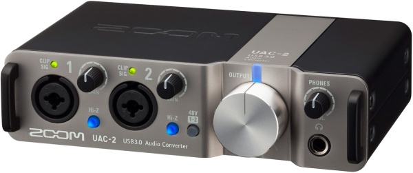 Zoom UAC-2 цифровой USB 3.0 аудиоинтерфейс, 2 канала,