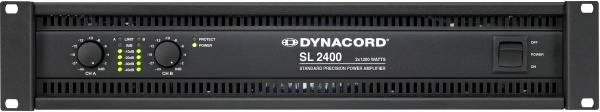 Dynacord SL 2400 усилитель мощности 2х 1200W/4Ом