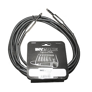 Invotone ACM1203S BK - Аудио кабель, stereo jack 6,3 <-> stereo jack 6,3, длина 3 м