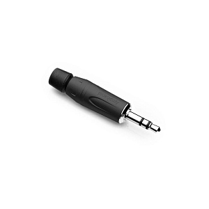 AMPHENOL KS3PB - джек стерео, кабельный, 3,5 мм, корпус металл, цвет черный, колпачок из пластик