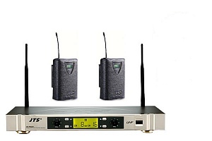 JTS US-902D/PT-920Bх2 Радиосистема двухканальная 2 UHF-передатчика поясных, 10мВт, 40-18000Гц